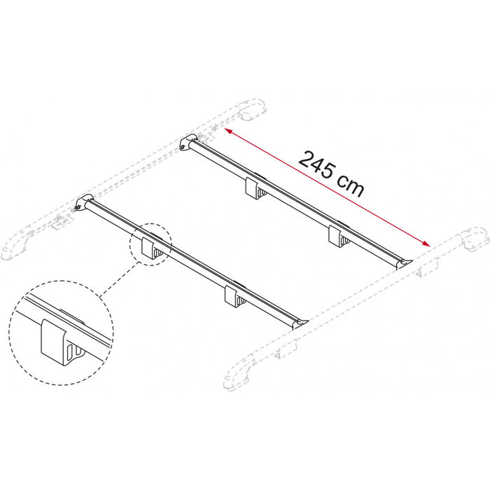 Fiamma Fixing-Bar Rail