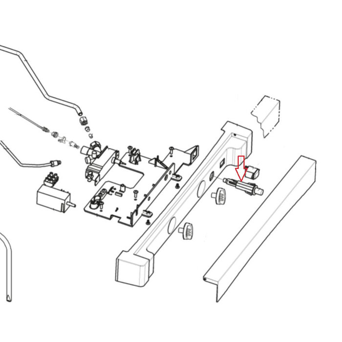Dometic Dometic Piezo Ontsteker Zilver