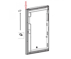 Dometic Dometic RM8501 Afdeklijst Deur Zwart/Grijs