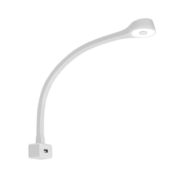 Fjord Outdoor LED Lamp met Zwanenhals F Flexibel 12V Wit