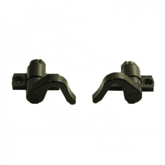 FjordOutdoor Sluithaak spanjoletstang zwart links+rechts extra sterk