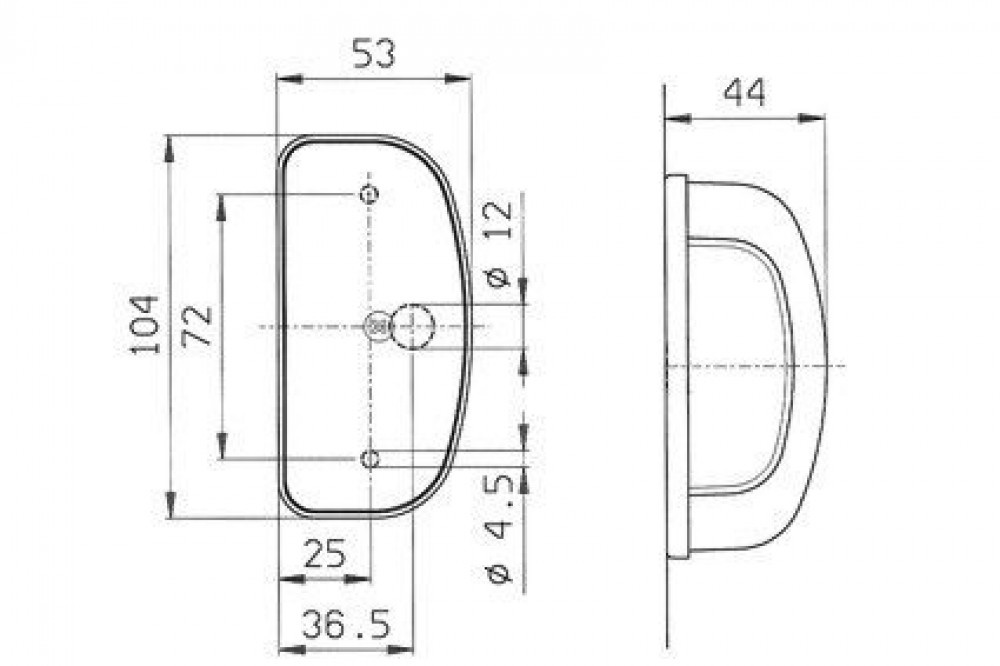Jokon Jokon Kentekenverlichting K158 Opbouw