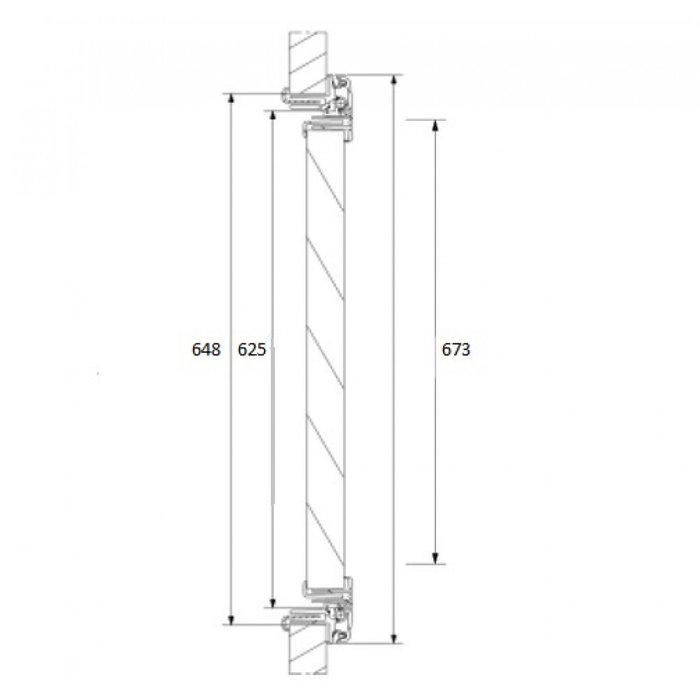 Dometic Dometic Serviceluik SK5 65x35cm Wit