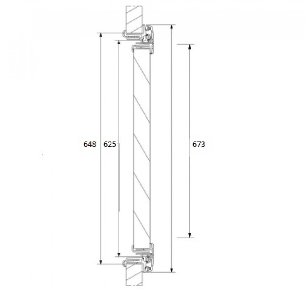Dometic Dometic Serviceluik SK5 65x35cm Wit