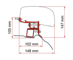 Fiamma Fiamma Mercedes V Class Kit H1-L2 >2014 F40Van
