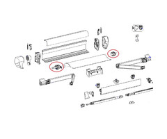 Thule Thule Eindkap Roller Tube LH+RH 5003 D52
