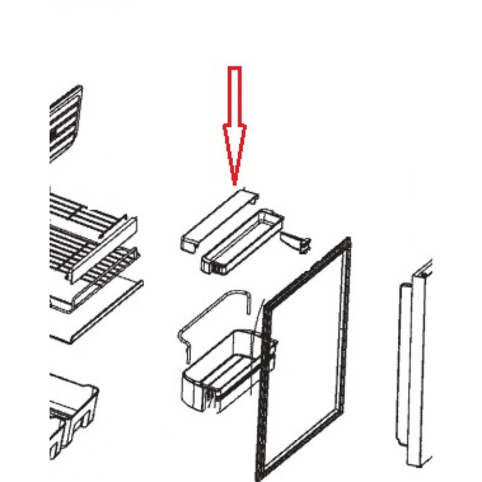 Dometic Dometic CR1140 Afdekking Deurcompartiment