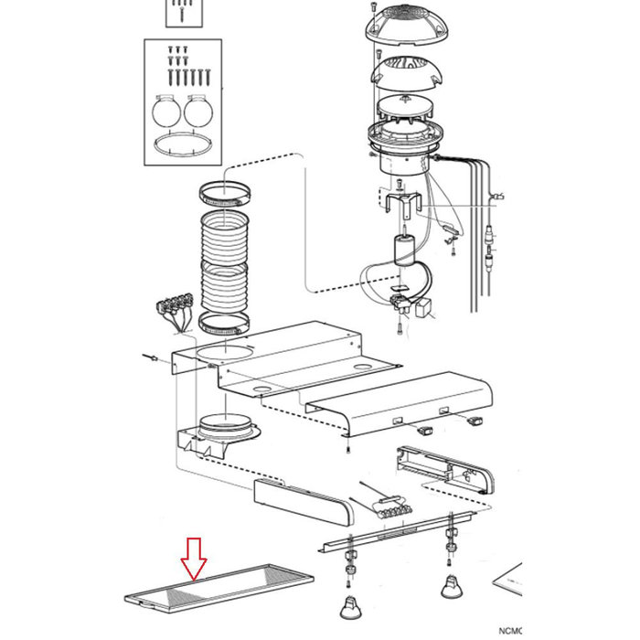 Dometic Dometic CK400 Afzuigkap Vet Filter