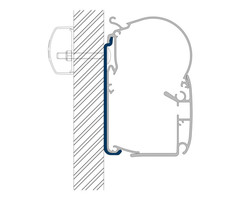 Dometic Dometic Flat Adapter PerfectWall 40