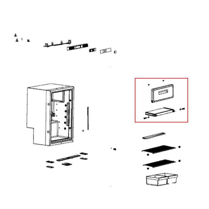 Dometic Dometic RMS10.5XT Diepvriesdeur