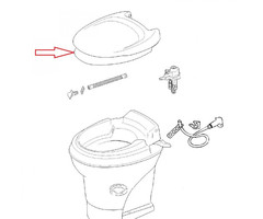 Thetford Thetford Aqua Magic V Bril en Deksel wit