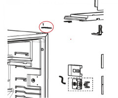 Dometic Dometic RM6270 Scharnier Boven Rechts