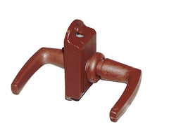 FjordOutdoor Toiletdeurslot met Kruk Bruin