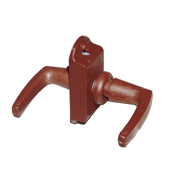 Fjord Outdoor Toiletdeurslot met Kruk Bruin