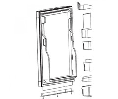 Dometic Dometic RM7360 Deur Zonder Deurvak