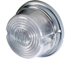 Hella Hella Breedtelicht Rond Opbouw Wit Onderplaat Zilver