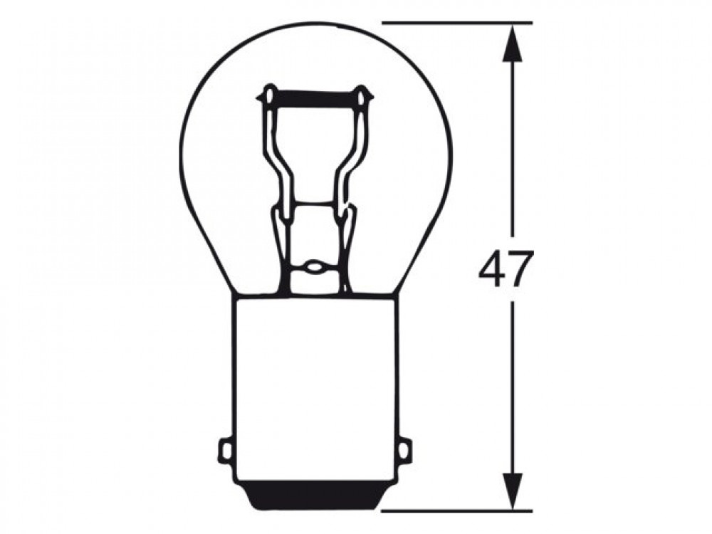 Fjord Outdoor Gloeilamp BA15S 12V/18W 2st.