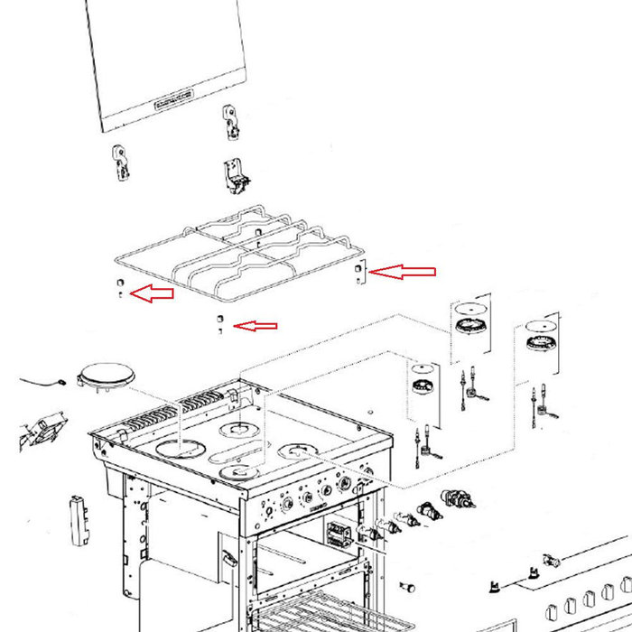 Thetford Thetford Fornuis Pannendrager houder Aspire 1
