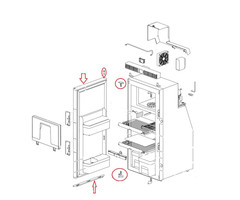 Thetford Thetford Handgreep Laag met Deurbevestiging T1090
