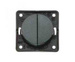 Berker 5 stuks Berker Serieschakelaar Flow/Pure Inbouw Antraciet Mat