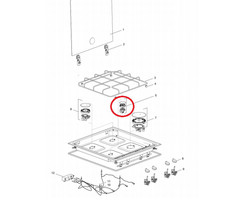 Thetford Thetford Linear Hob Komfoor Brander