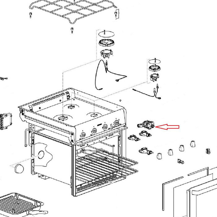 Thetford Thetford Duplex Oven Thermostaat Grill