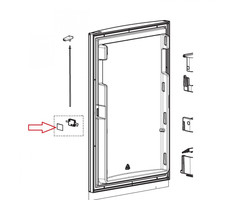 Dometic Dometic RM8505 Deurvergrendeling Deur