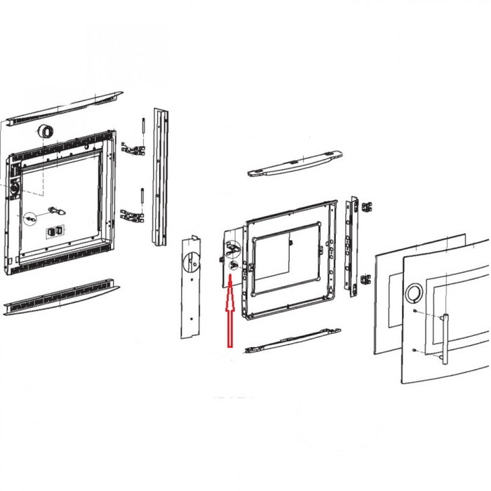 Dometic Dometic Veer Ovendeur FO 391
