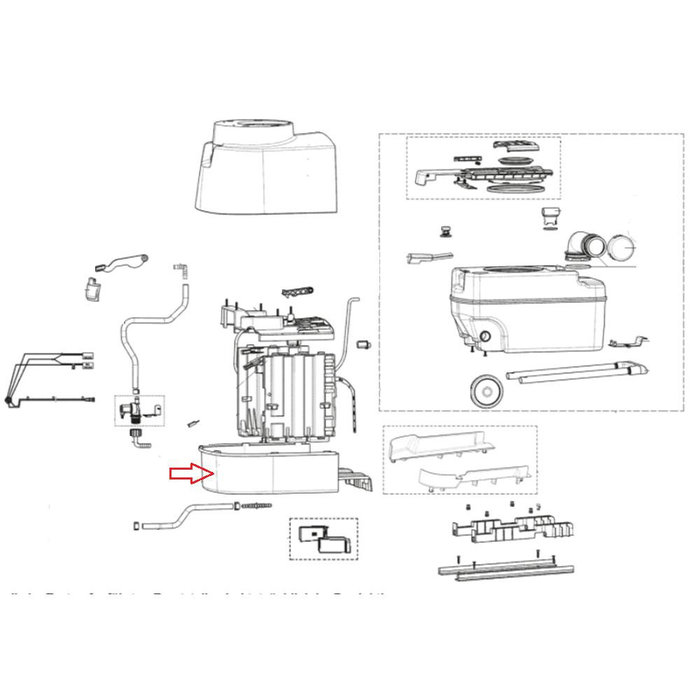 Dometic Dometic Onderbak Toilet CT4000