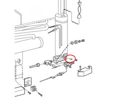 Dometic Dometic RGE300 schroef verzinkt M4x10
