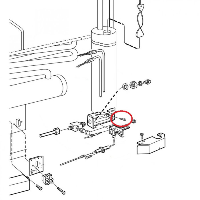 Dometic Dometic RGE300 schroef verzinkt M4x10