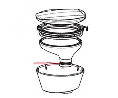 Dometic Dometic CTW4110 Afdichter Bak Zwart