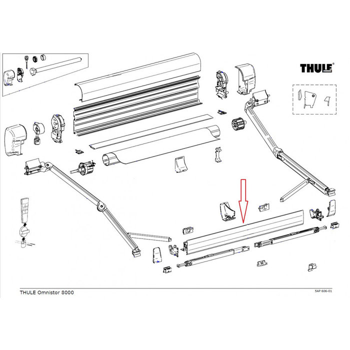 Thule Thule Lead Rail 8000 5.00