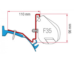 Fiamma Fiamma Ford Custom Capland/Capfun Kit H1-L2 2015-2018 F35
