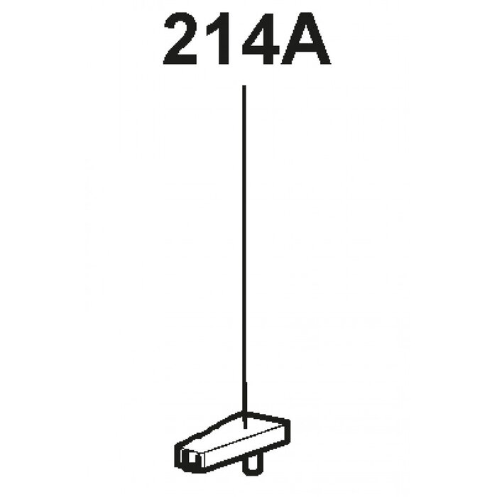 Dometic Dometic Rechte knop deurvergrendeling 2413260320