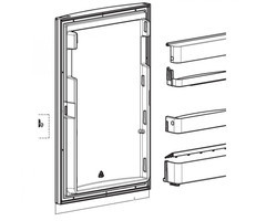 Dometic Dometic Koelkastdeur lichtgrijs RMS8550 2890264001