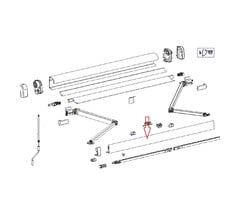 Thule Thule Lead Rail 4200/4900 3.50 Wit