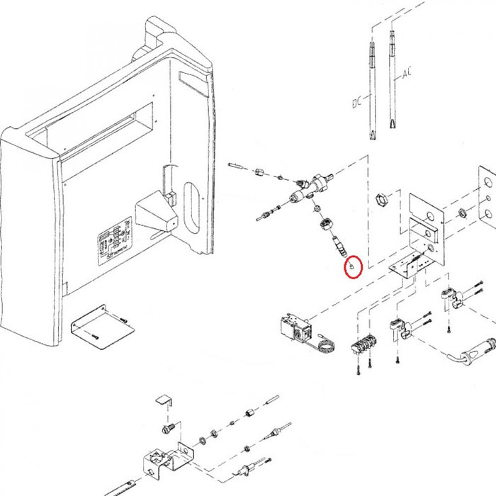 Dometic Dometic Filter Gasaansluiting RC1600/2200