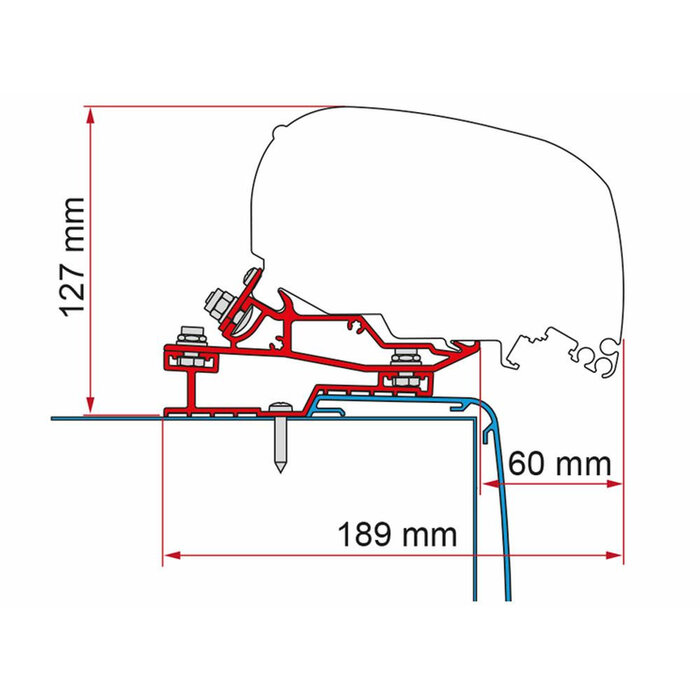 Fiamma Fiamma Rapido C-Line Adapter 425 F65/F80