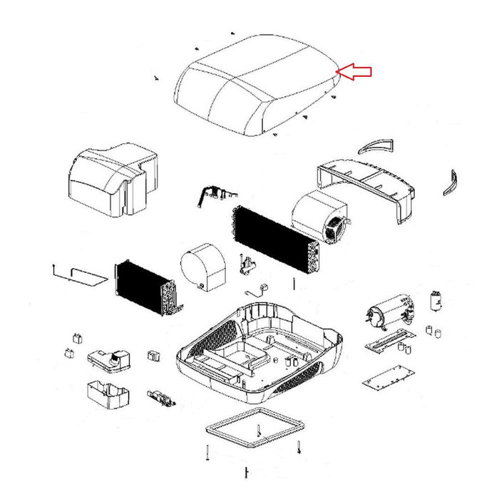 Telair Telair e-Van 7400H Bovenkap