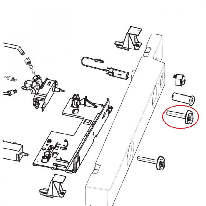 Dometic Dometic RMS8550 Draaiknop Thermostaat Zilver Grijs