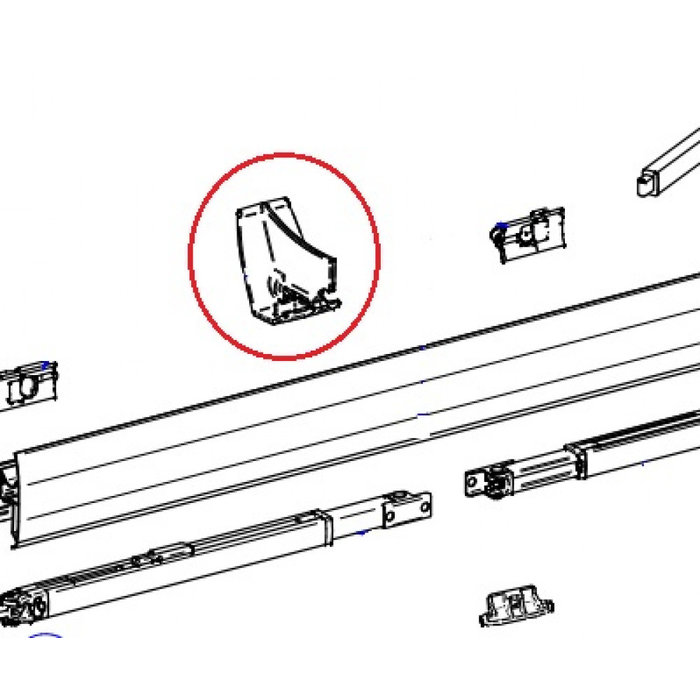 Thule Thule Gliding Angle Lead Rail 8000