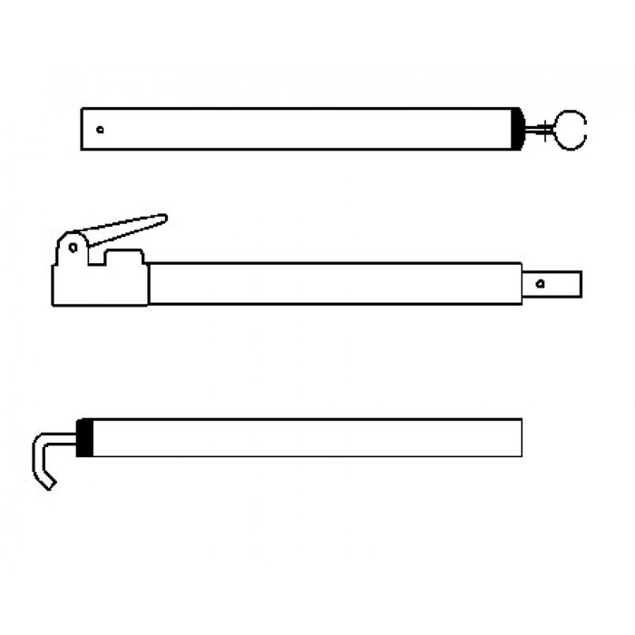 Campking Campking Extra Dakligger 28/25 mm. 170-260cm CFRP