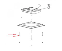 Dometic Dometic B1500/B1900 RVS schroef tbv binnenkader