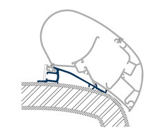 Dometic Dometic Hymer SX Adapter 600