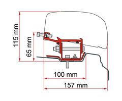 Fiamma Fiamma Renault Trafic Kit H1-L1 >2014 F40Van