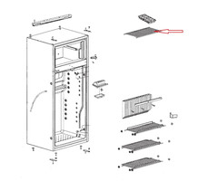 Dometic Dometic RM7855L Koelkastrooster verzinkt