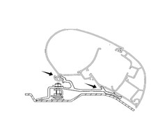 Dometic Dometic Ducato/Jumper/Boxer H2 Adapter 400