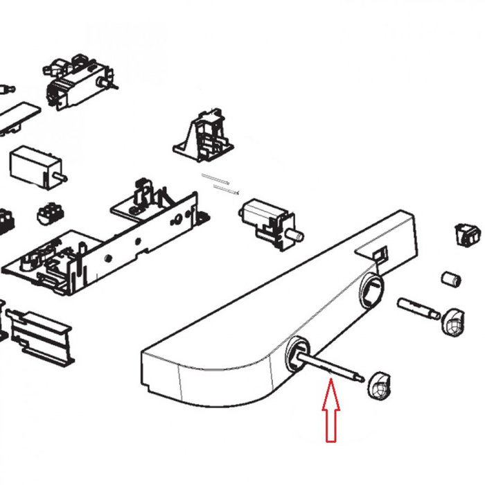 Dometic Dometic RMS8550 Verlengstang Linker Scharnier