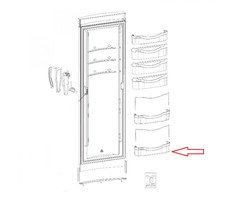 Dometic Dometic RML8330 Deurvak Blauw Fendt 341mm
